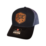 2G1C logo Leather Patch Hat