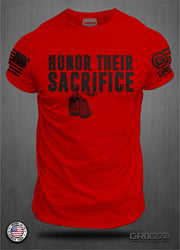 Ryan Weaver Honor Their Sacrifice Men's T-shirt | GRITEAR™ Apparel