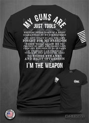 My Guns are Just Tools, T-shirt | Grit Gear Apparel