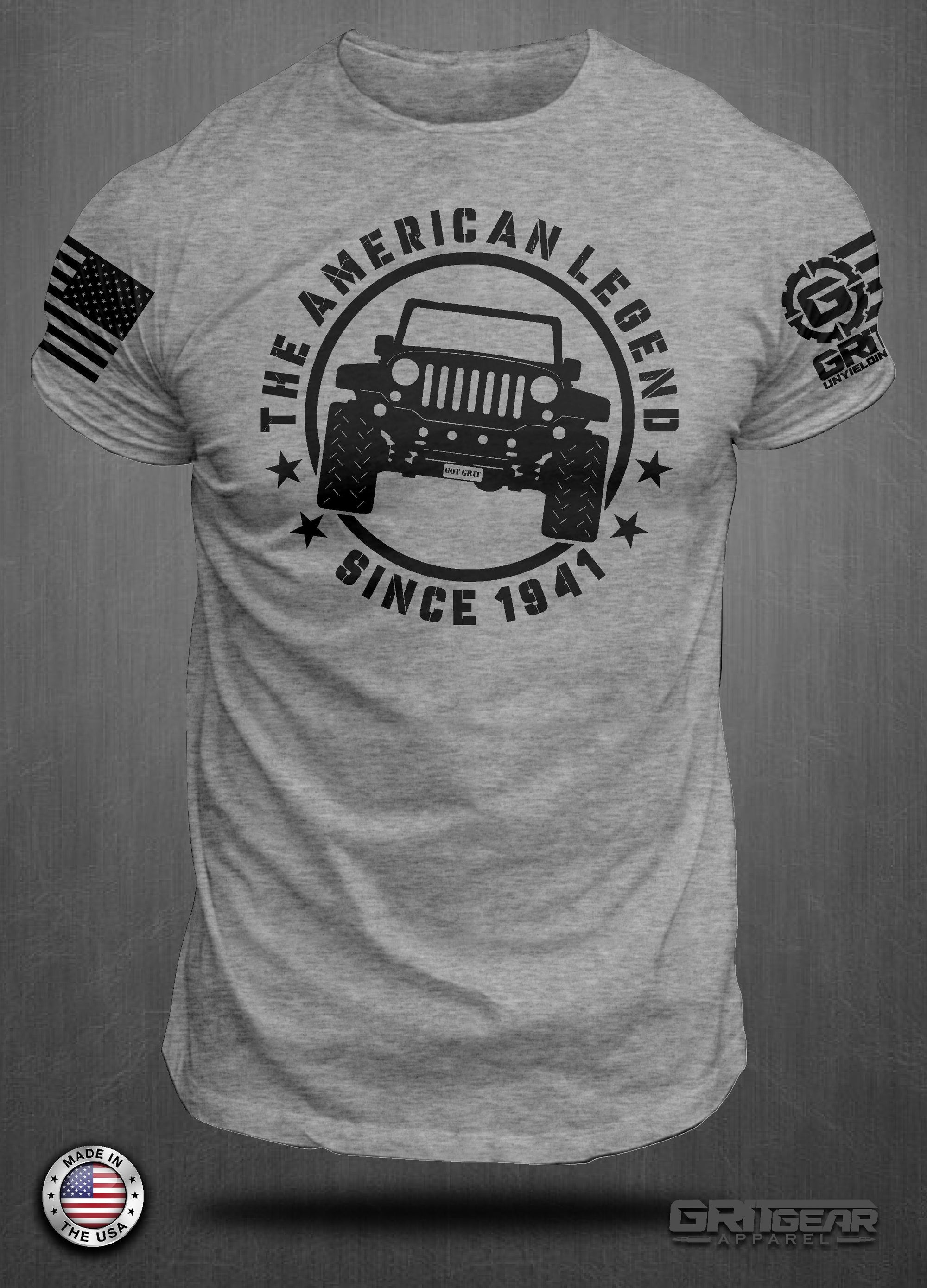 The American Legend Jeep T-shirt| GRITGEAR™ Apparel 