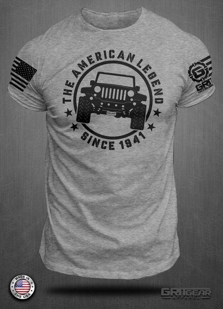 The American Legend Jeep T-shirt| GRITGEAR™ Apparel 