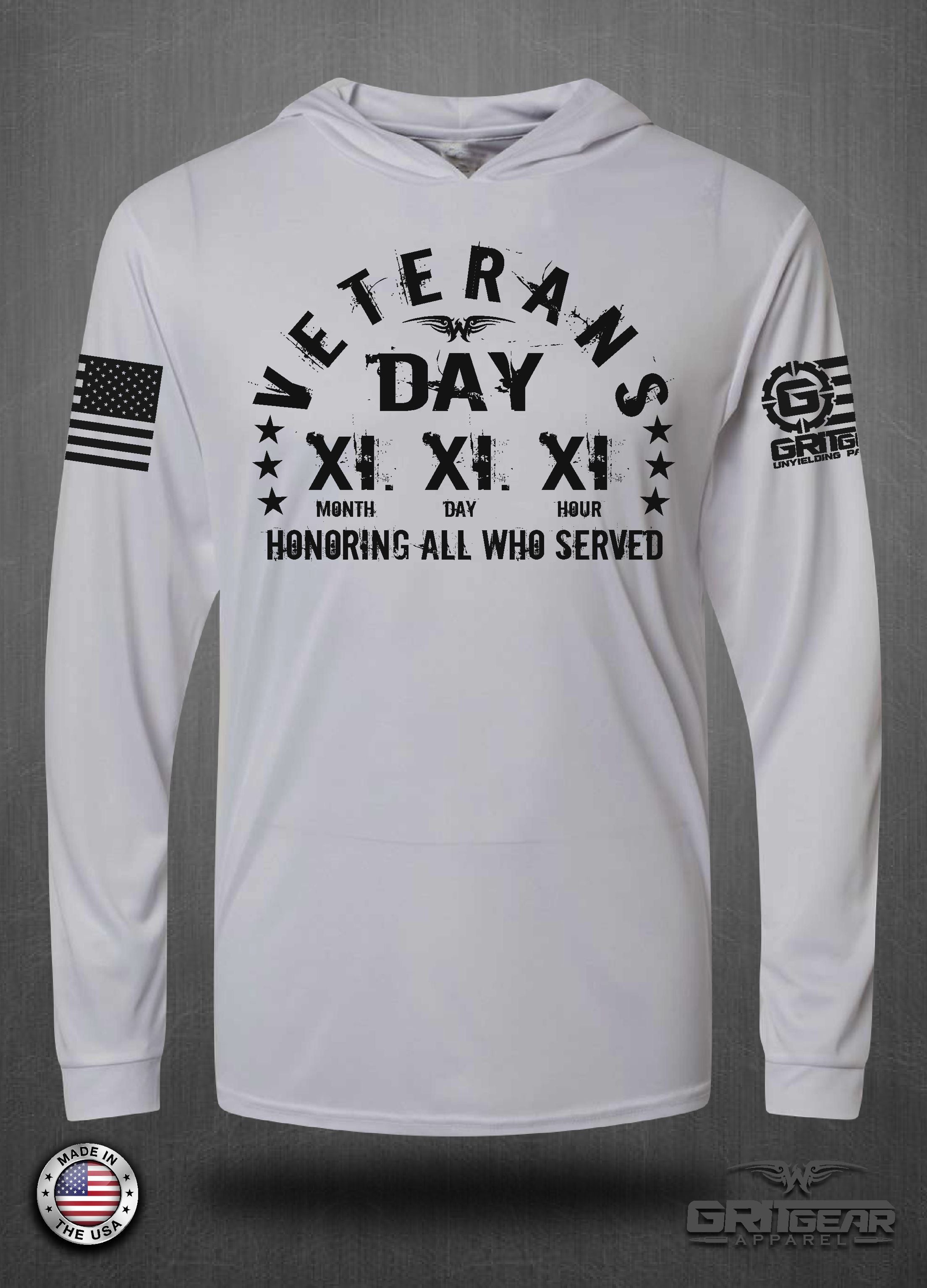 Ryan Weaver Veterans Day Performance Hoodie | GRITGEAR Apparel