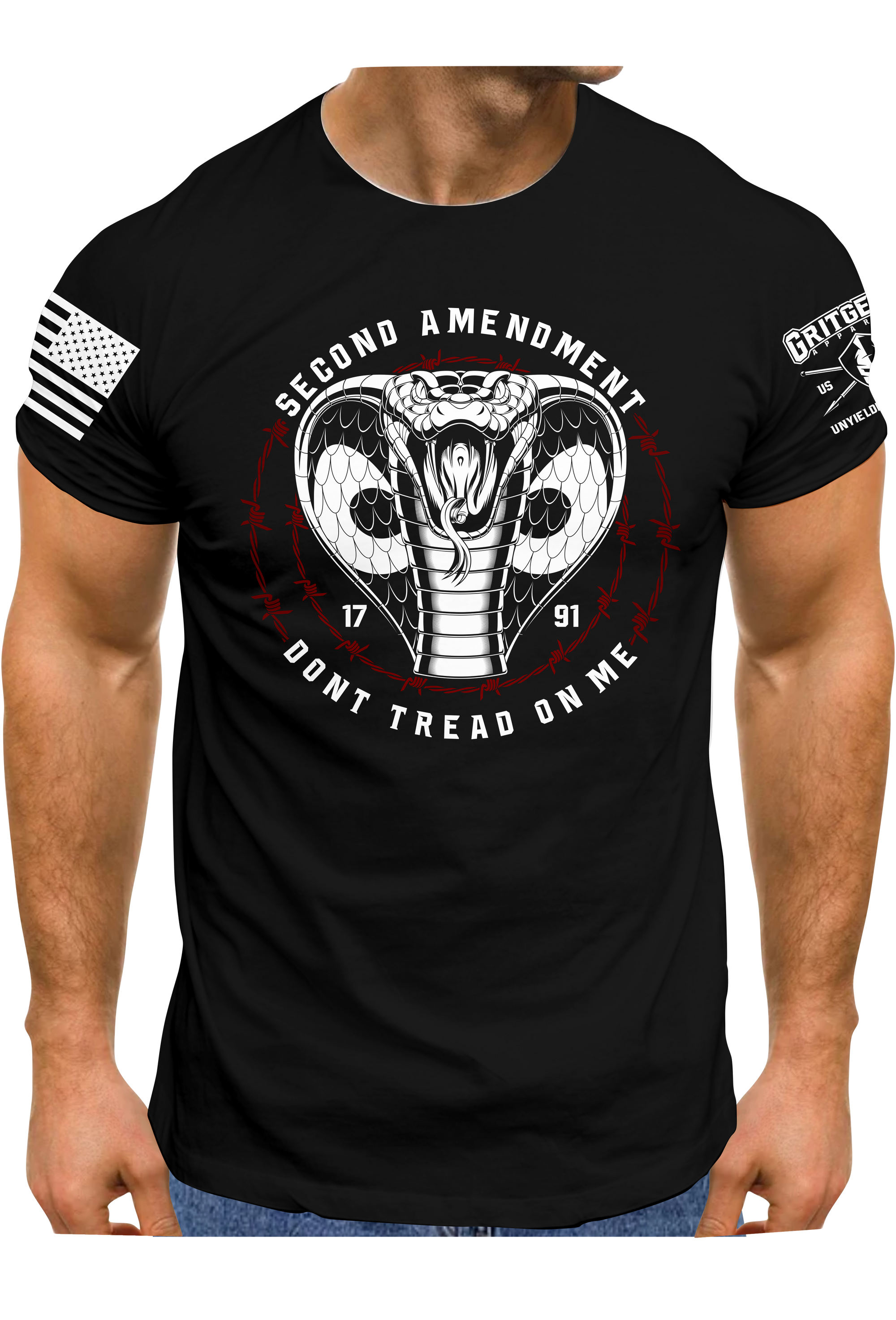 Second Amendment Cobra T-shirt | Grit Gear Apparel