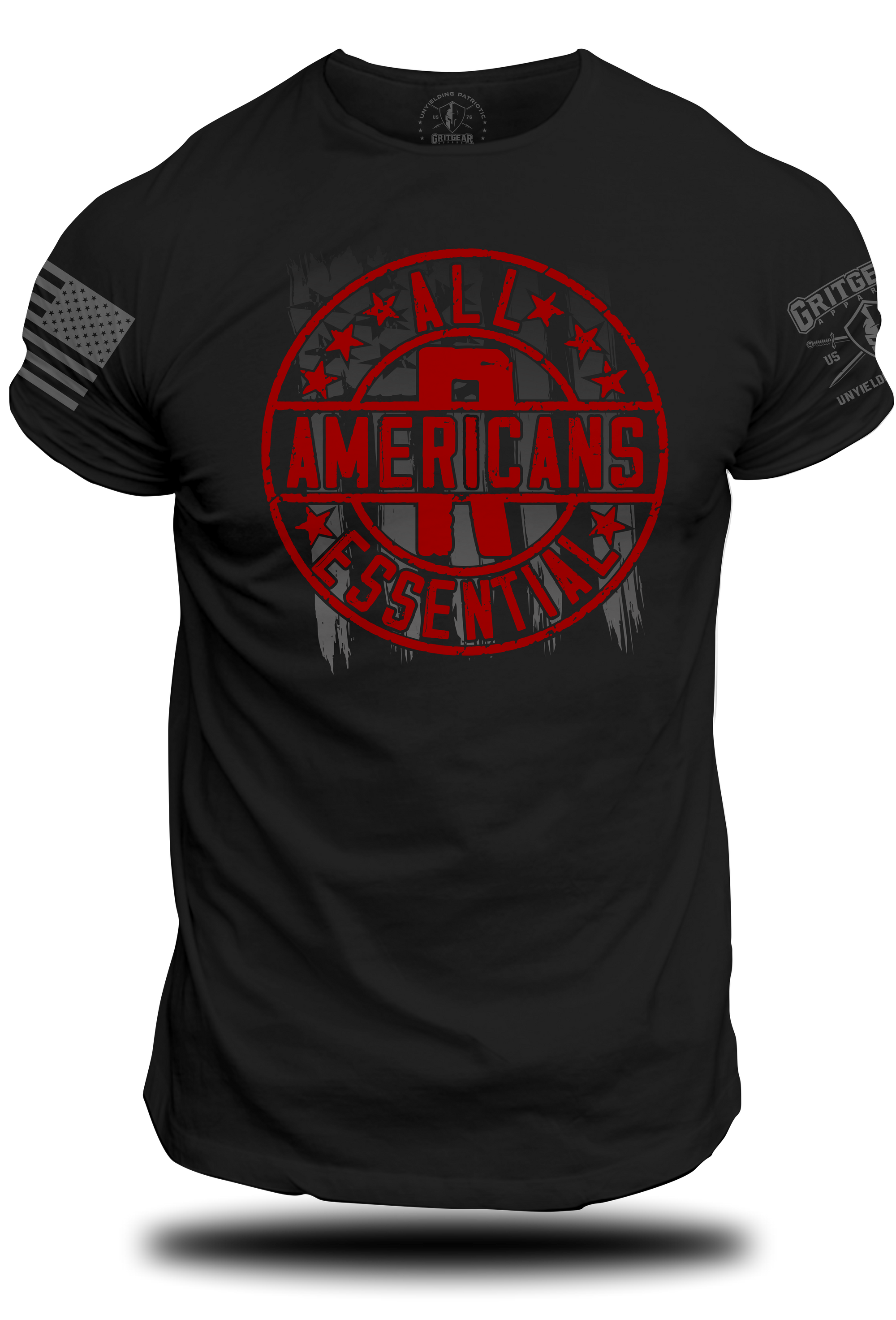 All Americans R Essential T-Shirt | Grit Gear Apparel
