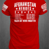 13 Afghanistan Heroes Men's T-shirt | GRITGEAR Apparel