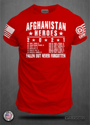 13 Afghanistan Heroes Men's T-shirt | GRITGEAR Apparel