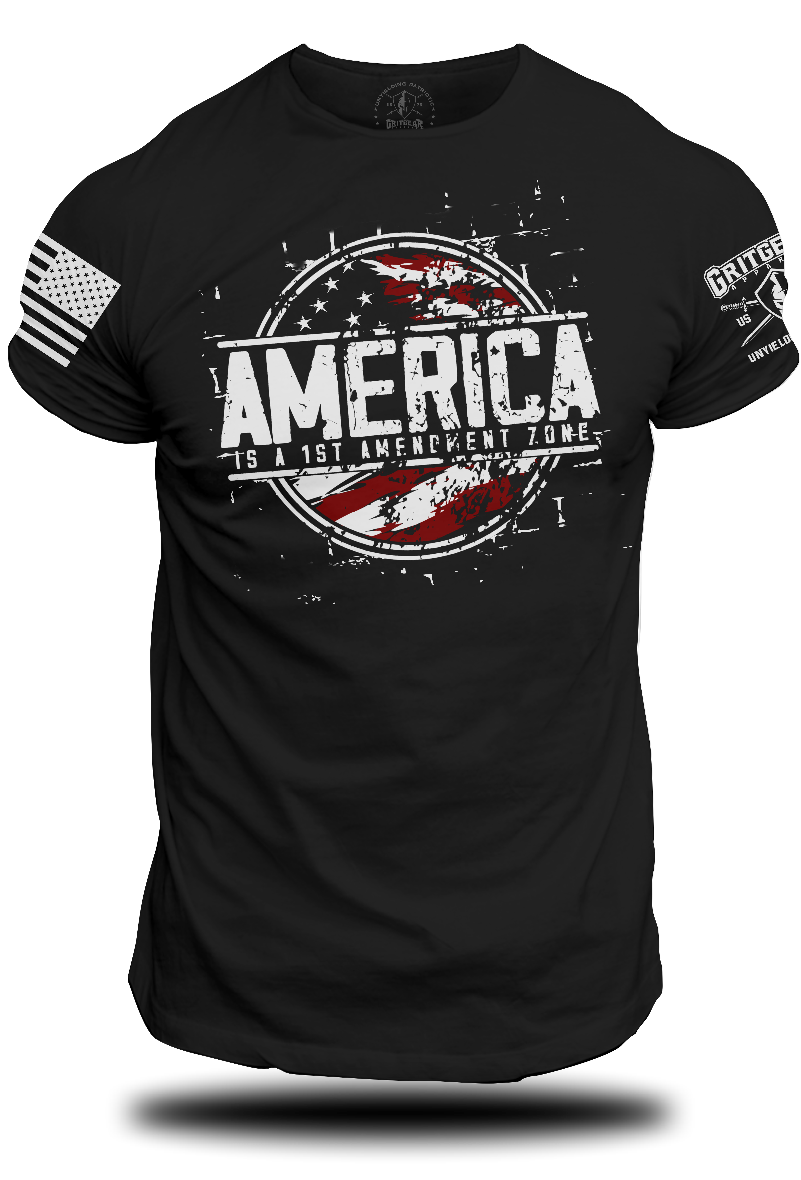 America 1st Amendment Zone T-shirt | Grit Gear Apparel