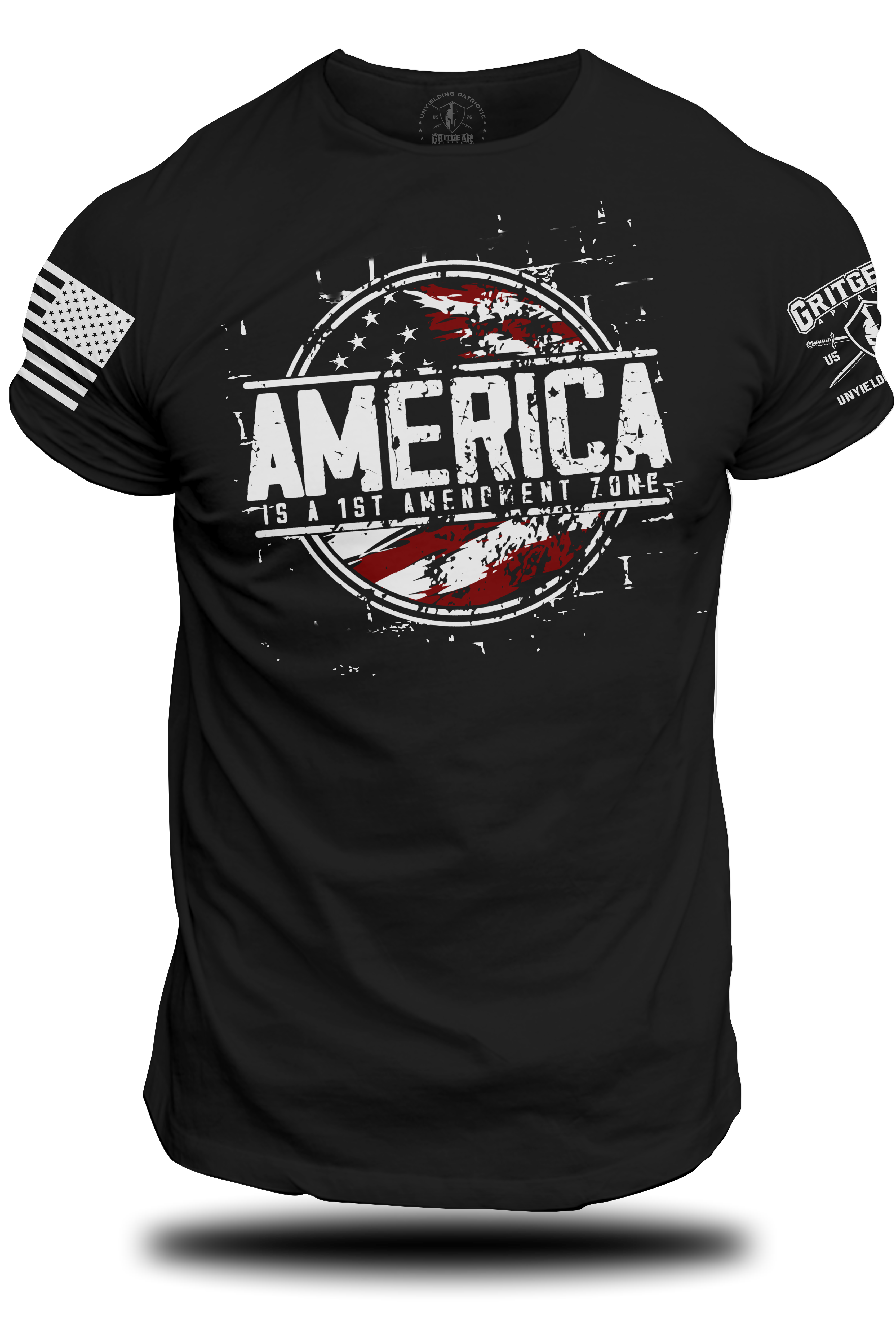America 1st Amendment Zone T-shirt | Grit Gear Apparel