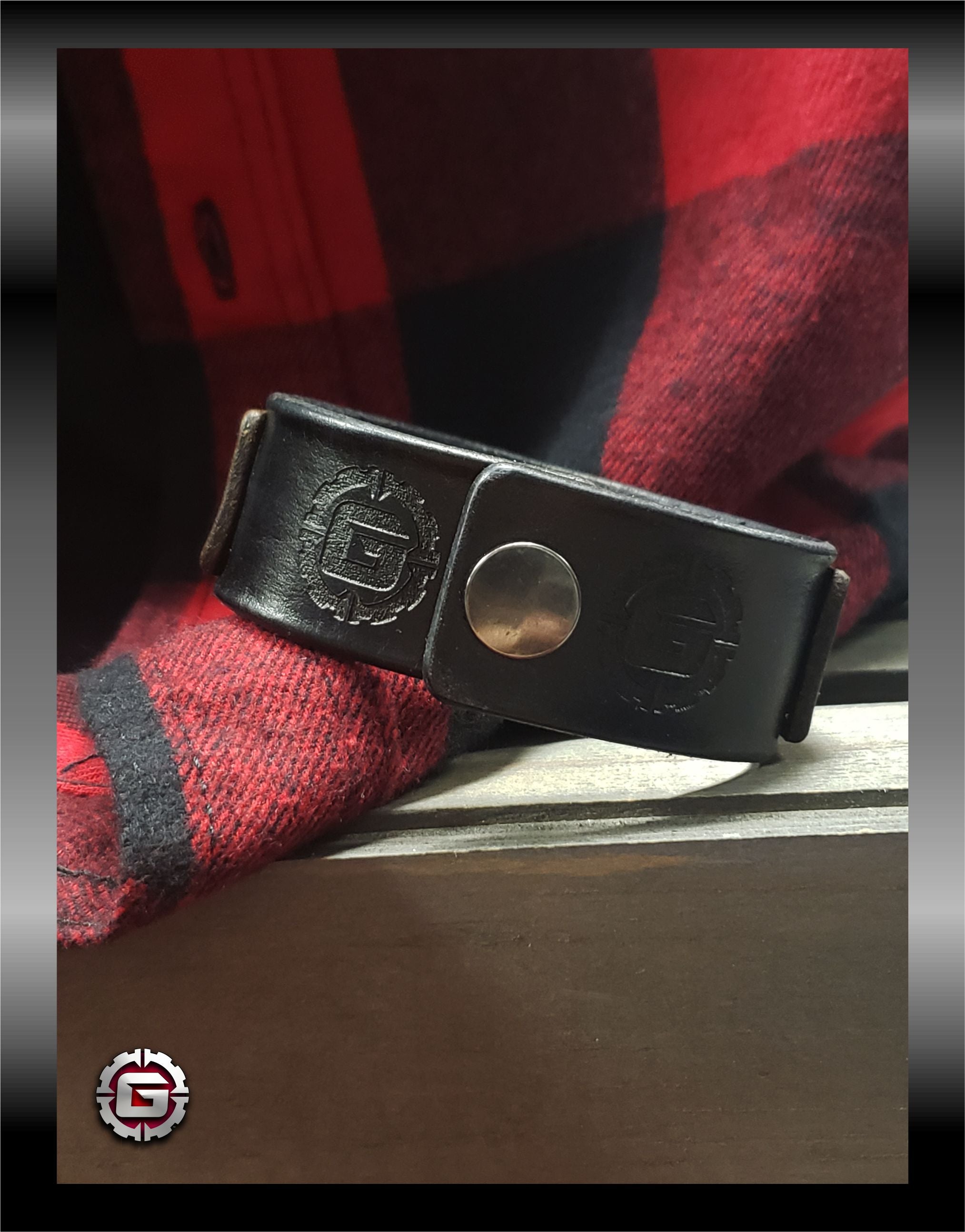 GRITGEAR Apparel We The People Leather Bracelet Cuff