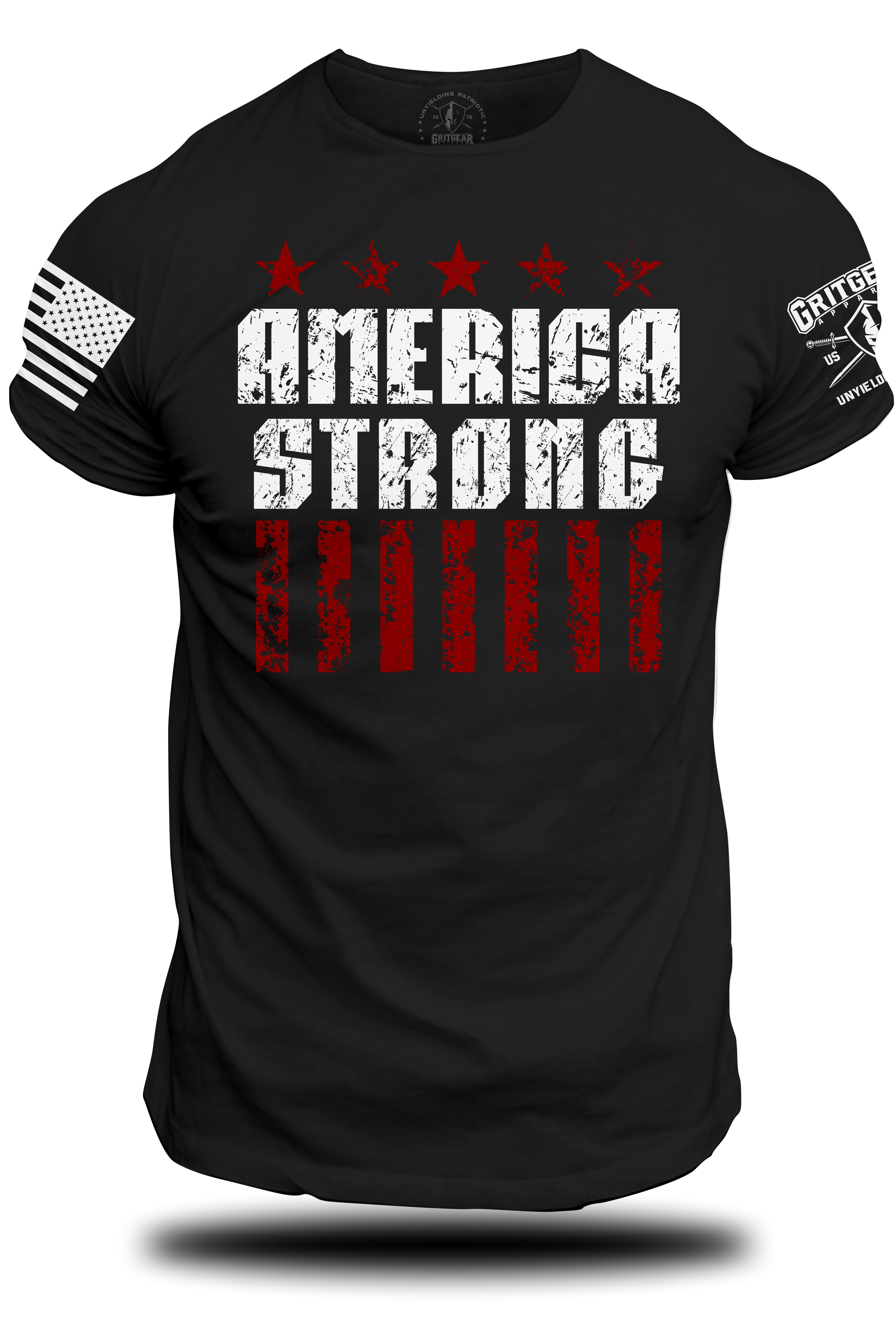 America Strong T-Shirt | Grit Gear Apparel