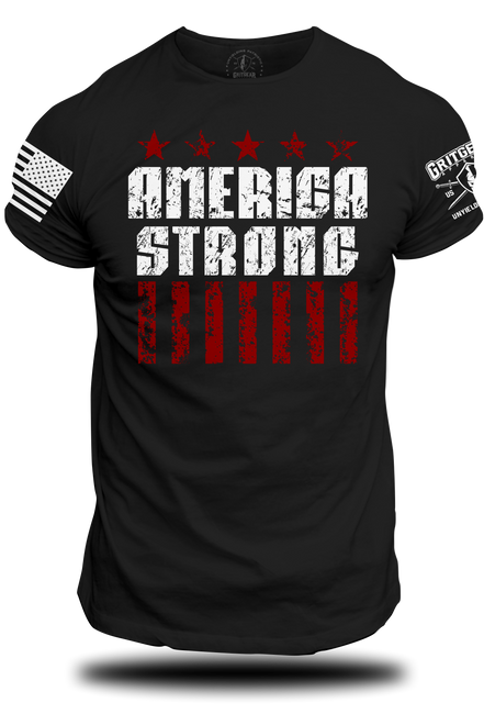 America Strong T-Shirt | Grit Gear Apparel