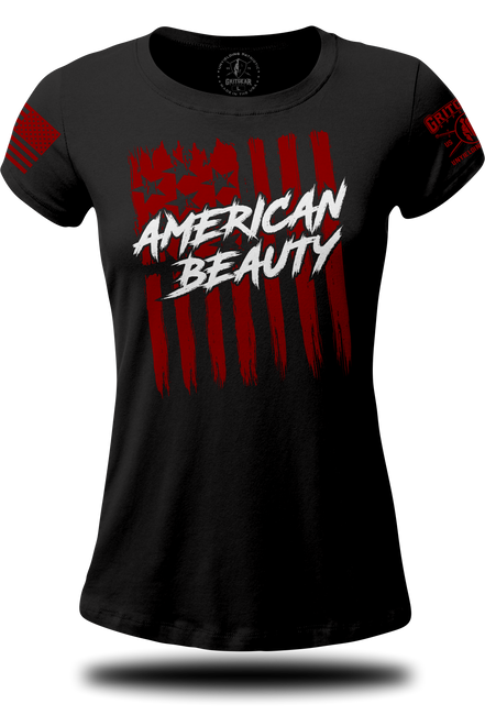 American Beauty Ladies Tee | Grit Gear Apparel