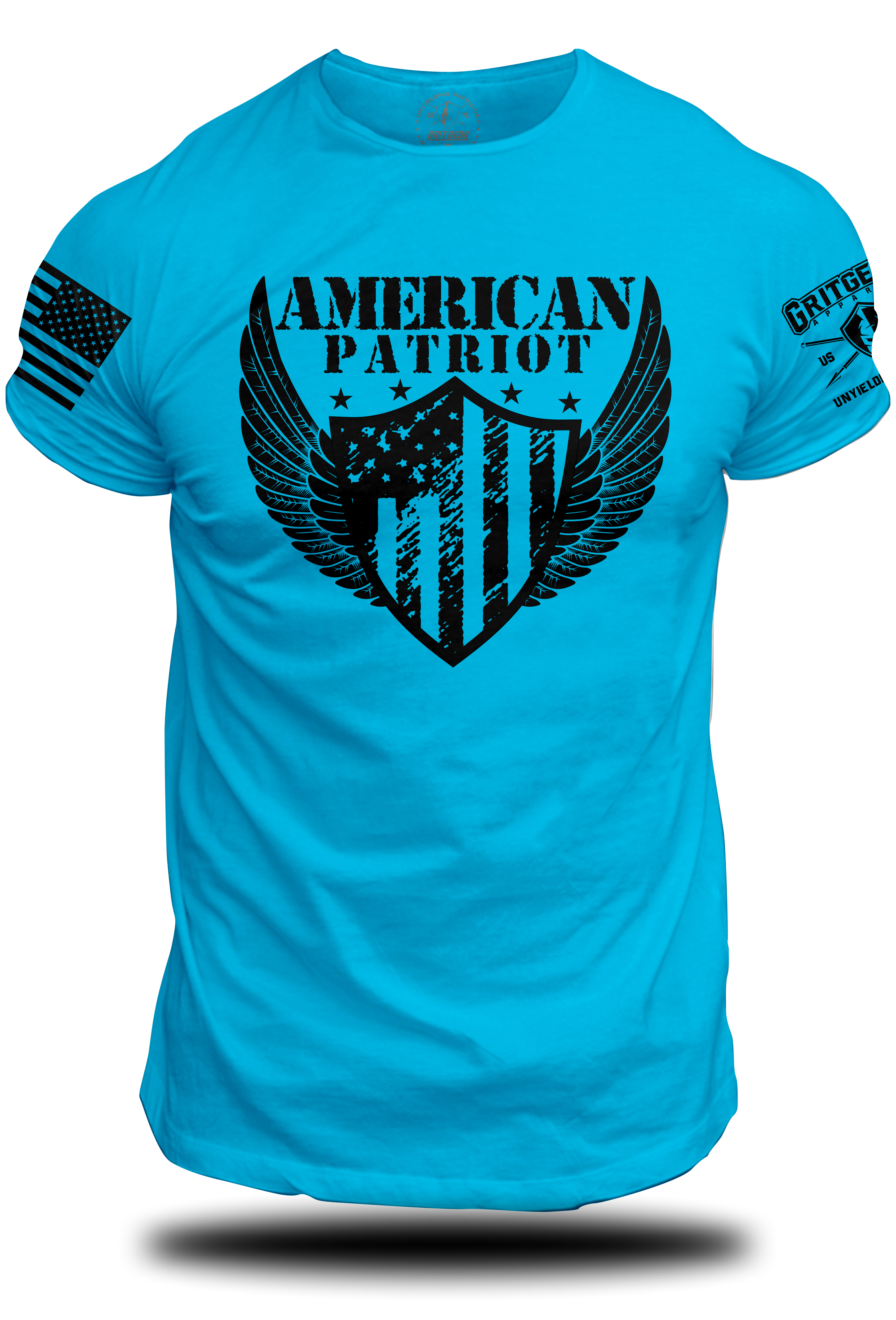 American Patriot Shirts - Defender Gear - Patriotic American Clothing Black / S