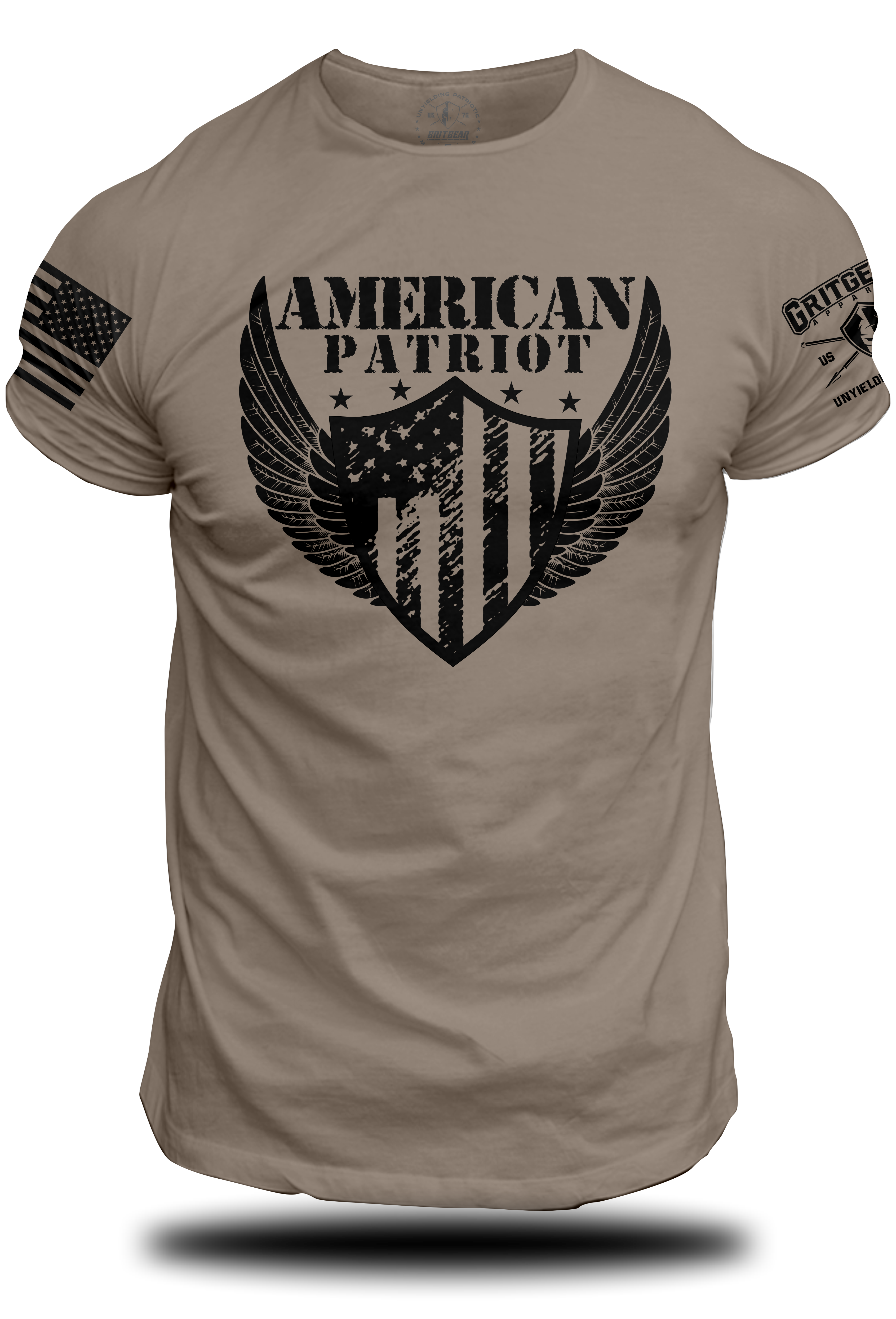 American Patriot Wing T-shirt | Grit Gear Apparel