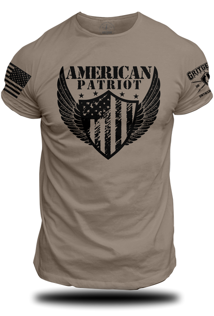 American Patriot Wing T-shirt | Grit Gear Apparel