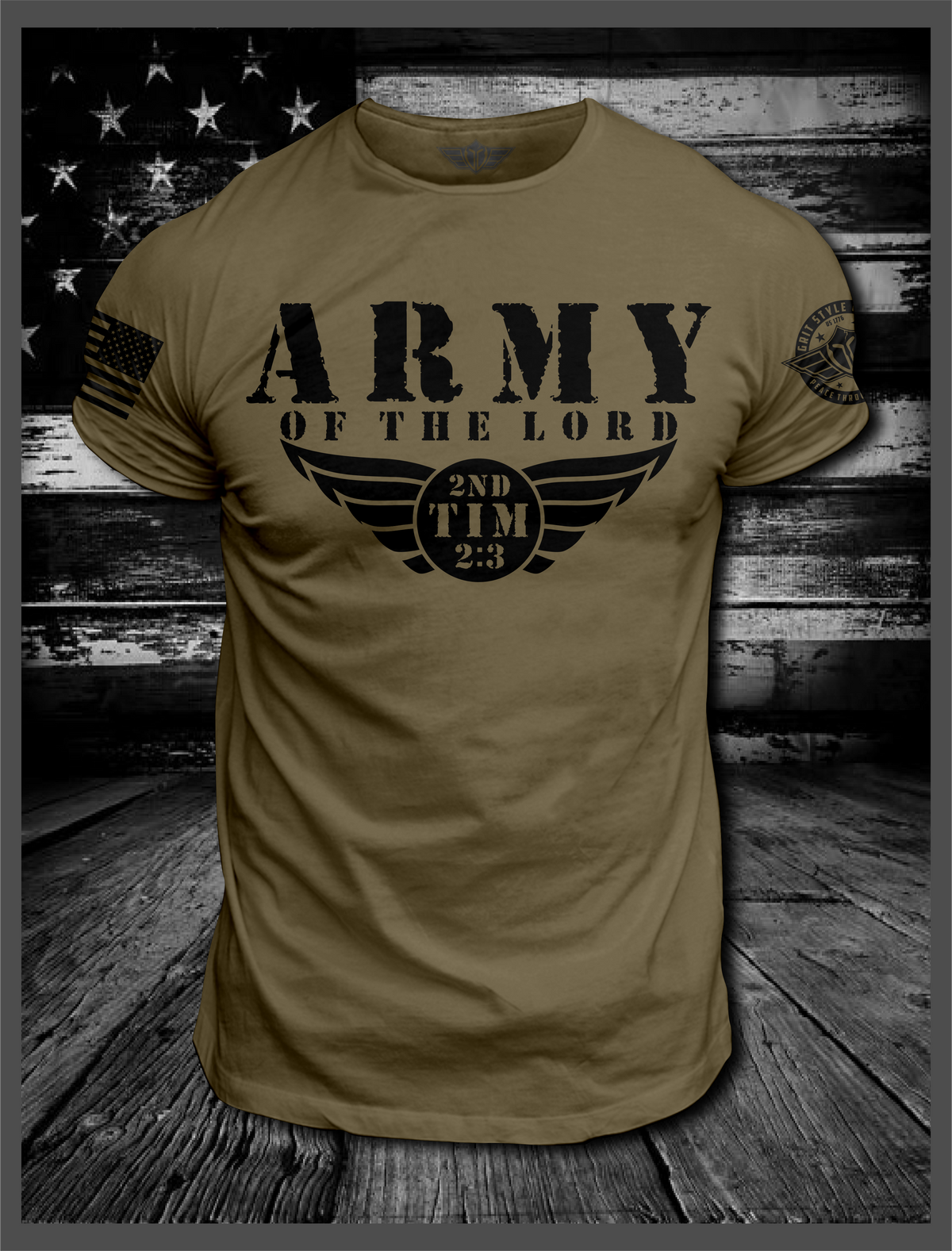 AMRY of the LORD T Shirt Grit Style Gear GRITGEAR Apparel