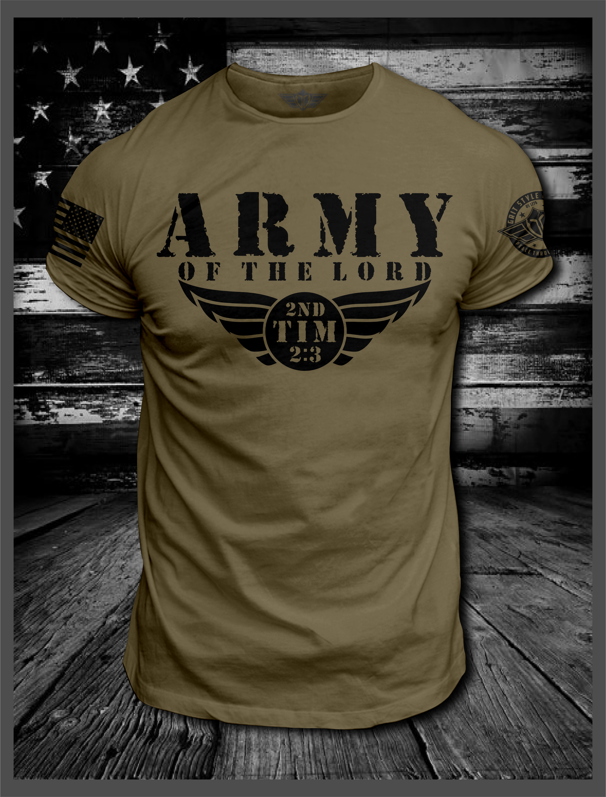 AMRY of the LORD T-Shirt | Grit Style Gear