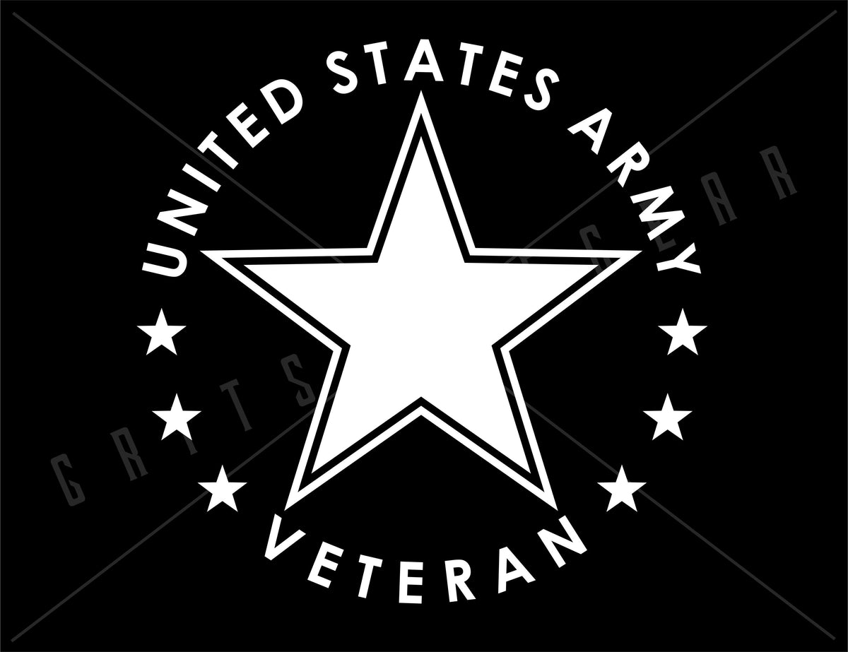 US Army Veteran Vinyl Decal | Grit Style Gear - GRITGEAR Apparel