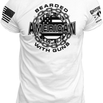 Bearded American W/ Guns - Tee | Grit Gear Apparel 