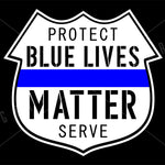 Blue Lives Matter Vinyl Decal | Grit Style Gear