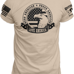 Born American Proud American T-shirt | Grit Gear Apparel