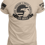 Born American Proud American T-shirt | Grit Gear Apparel