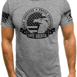 Born American Proud American T-shirt | Grit Gear Apparel