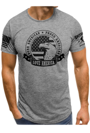 Born American Proud American T-shirt | Grit Gear Apparel