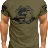 Born American Proud American T-shirt | Grit Gear Apparel