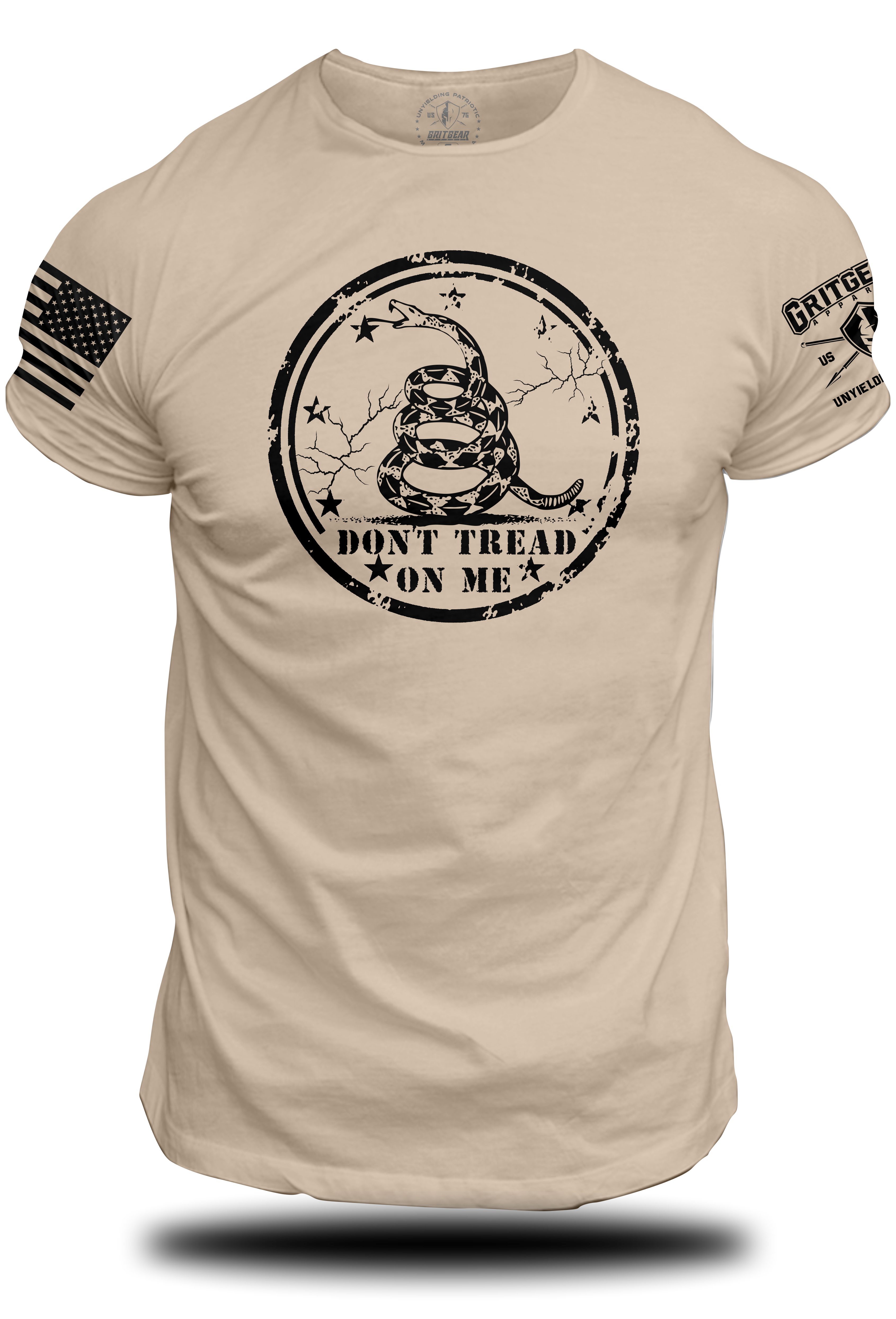Don't Tread On Me Snake T-shirt | Grit Gear Apparel