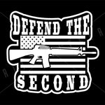 Defend the Second Amendment Vinyl Decal | Grit Style Gear