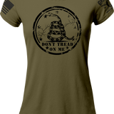 Don't Tread On Me Circle - Ladies Tee | Grit Gear Apparel