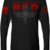 Eagle Star RED LS T-Shirt | Grit Gear Apparel ®
