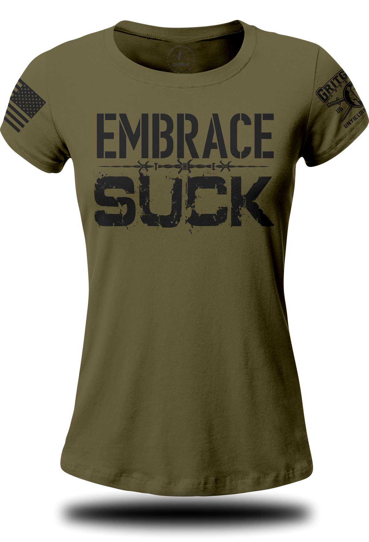 Embrace The Suck Barbwire Women's T-Shirt