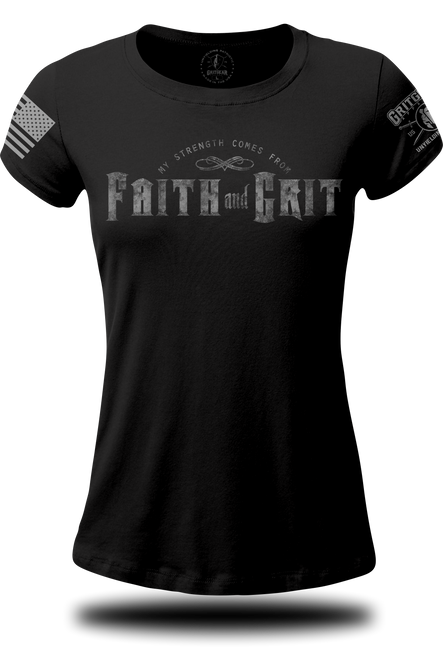 Faith and Grit Ladies T-shirt | Grit Gear Apparel ®