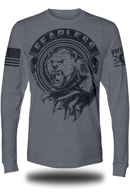 Fearless Patriot LS Tee | Grit Gear Apparel