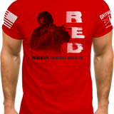 Fighting Soldier RED T-shirt | Grit Gear Apparel ®