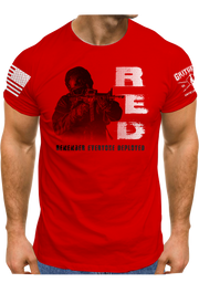 Fighting Soldier RED T-shirt | Grit Gear Apparel ®