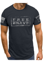 Free Because of the Brave T-shirt | Grit Gear Apparel ®