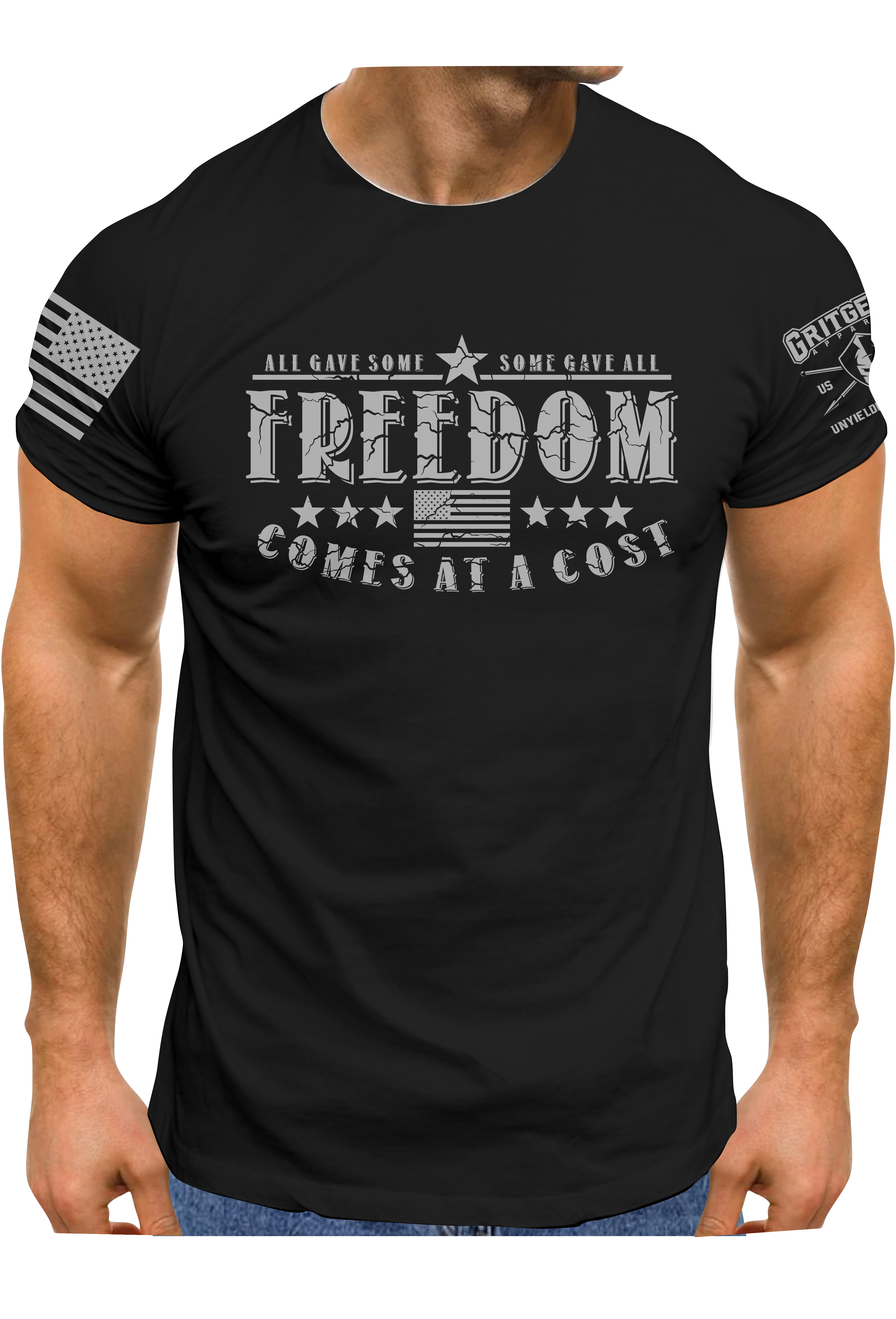 Freedom Comes at a Cost T-shirt | Grit Gear Apparel