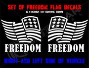 Freedom Flag Vinyl Decal | Grit Gear Apparel ®