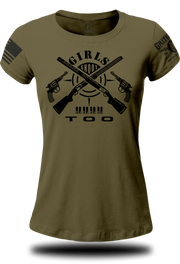 Girls Shoot Too WTee | Grit Gear Apparel