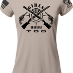 Girls Shoot Too WTee | Grit Gear Apparel