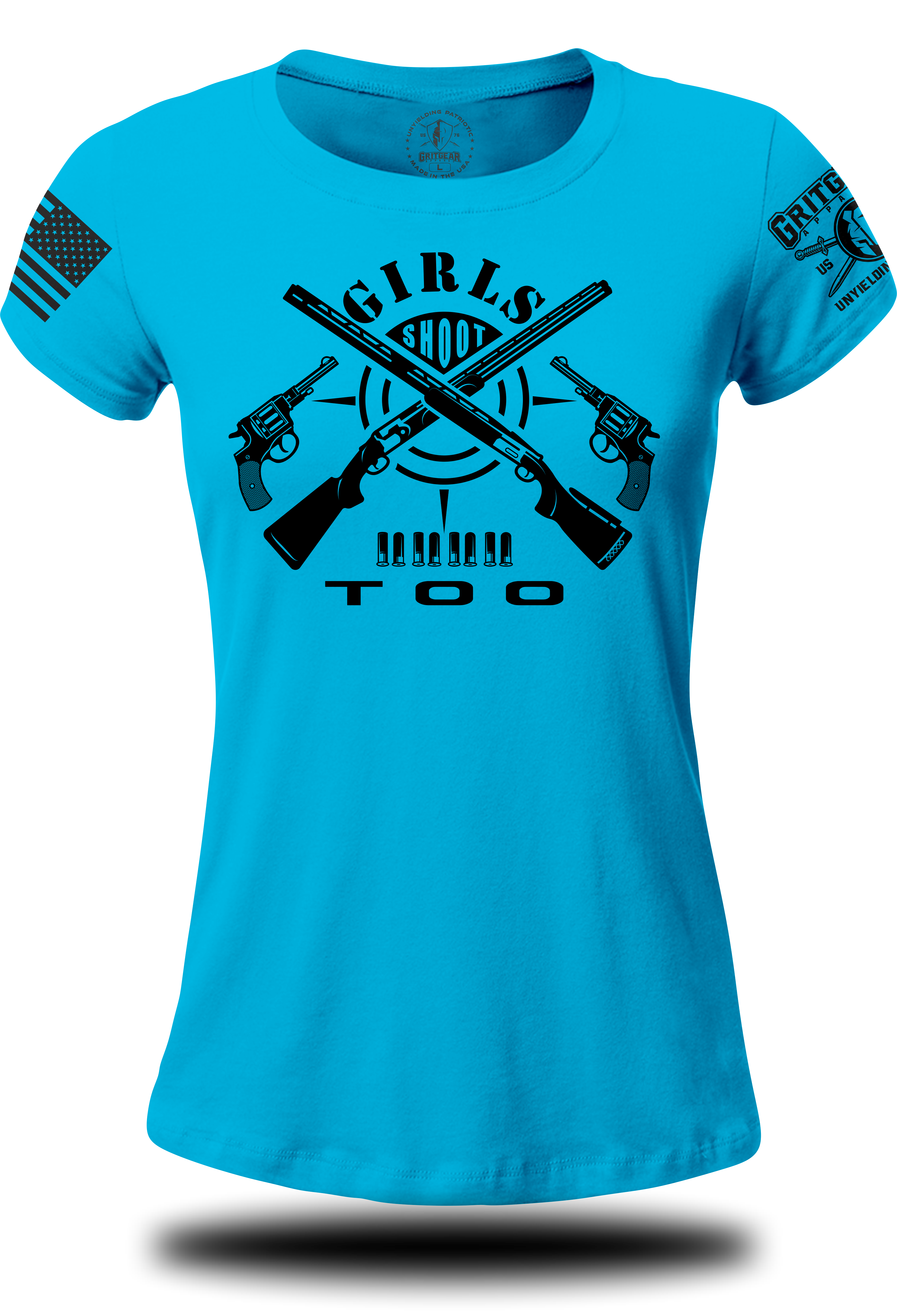 Girls Shoot Too WTee | Grit Gear Apparel