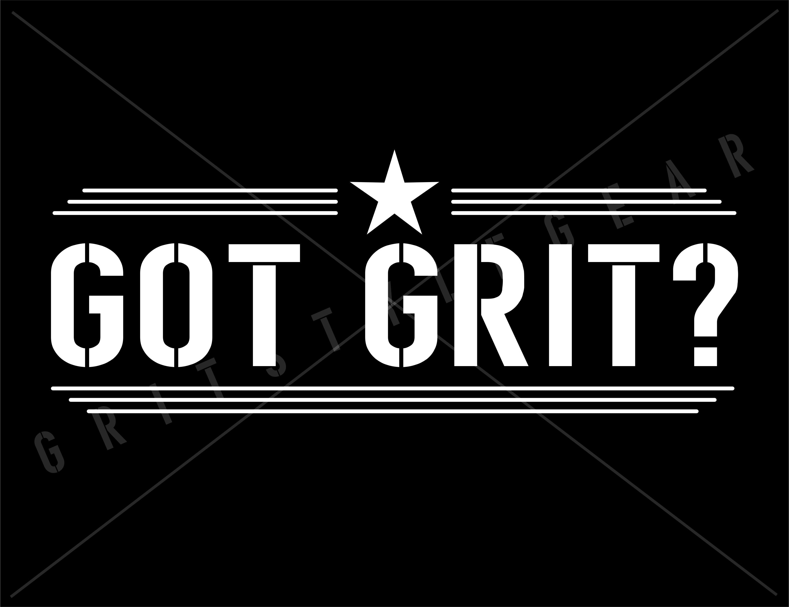 Grift Sticker Got Grit Vinyl Decal - Sticker | Grit Style Gear – GRITGEAR Apparel