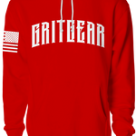 GRITGEAR Basic Red Hoodie | Grit Gear Apparel ®