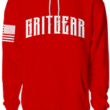 GRITGEAR Basic Red Hoodie | Grit Gear Apparel ®