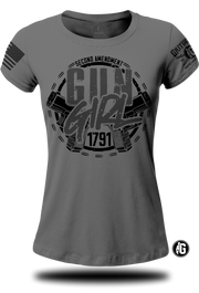 Gun Girl 2nd Amendment Ladies T-shirt | Grit Gear Apparel