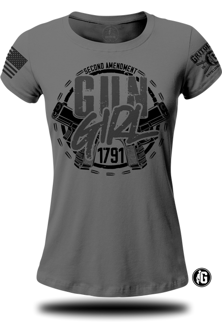 Gun Girl 2nd Amendment Ladies T-shirt | Grit Gear Apparel