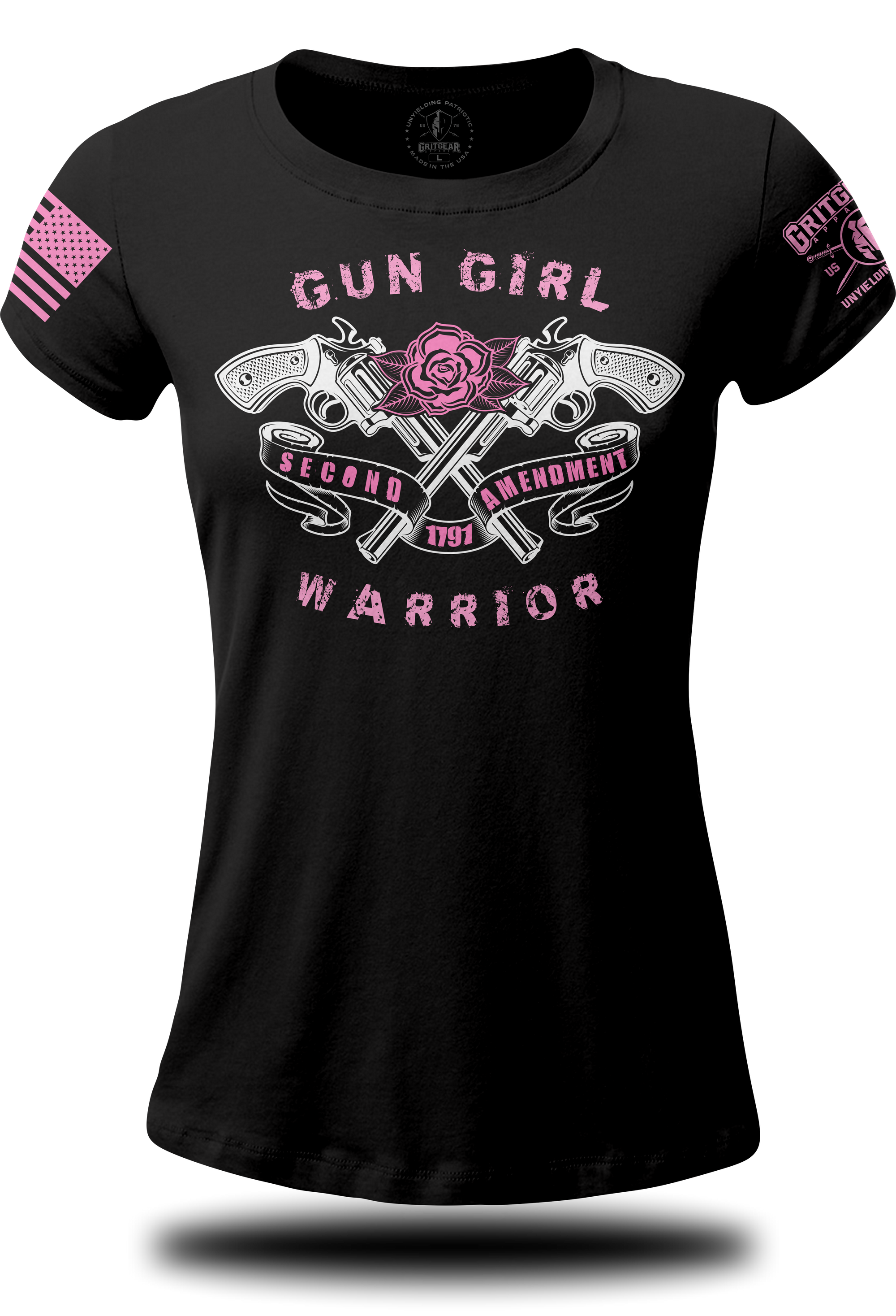 Gun Girl Warrior T-shirt | Grit Gear Apparel